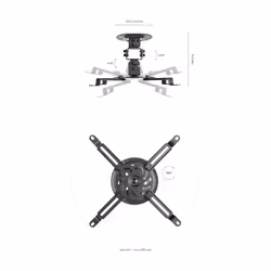 AISENS CP03TSR-127 support pour projecteurs Plafond Noir - Vue supplémentaire 4