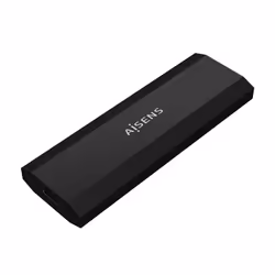 AISENS ASM2-017B, Enceinte ssd, M.2, M.2, SATA, 10 Gbit/s, Connectivité USB, Noir