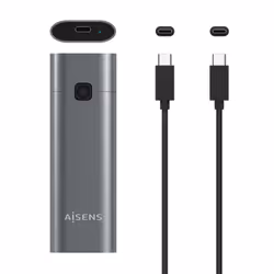 AISENS ASM2-021GR Boîtier de disques de stockage Enceinte ssd Gris M.2 - Vue supplémentaire 4