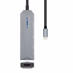 AISENS ASUC-4P002-GR station d'accueil Avec fil USB 3.2 Gen 1 (3.1 Gen 1) Type-C Gris