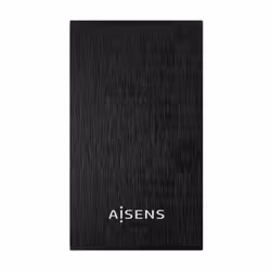 AISENS ASE-2523B, Boîtier HDD, 2.5", SATA, Série ATA II, Série ATA III, 5 Gbit/s, Connectivité USB, Noir