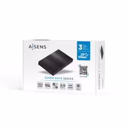 AISENS ASE-2523B Boîtier de disques de stockage Boîtier HDD Noir 2.5" - Vue supplémentaire 5
