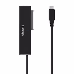 AISENS ASE-35C02B, Boîtier disque dur/SSD, 2.5/3.5", SATA, Série ATA II, Série ATA III, 5 Gbit/s, Connectivité USB, Noir
