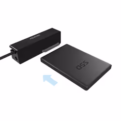 AISENS ASE-35C02B Boîtier de disques de stockage Boîtier disque dur/SSD Noir 2.5/3.5"