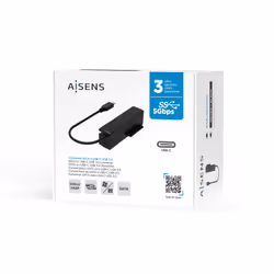 AISENS ASE-35C02B Boîtier de disques de stockage Boîtier disque dur/SSD Noir 2.5/3.5" - Vue supplémentaire 6