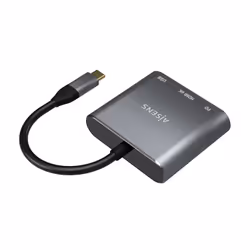 AISENS A109-0669 station d'accueil Avec fil USB 3.2 Gen 1 (3.1 Gen 1) Type-C Gris