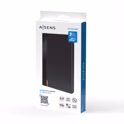 AISENS ASE-2524B Boîtier de disques de stockage Enceinte ssd Noir 2.5" - Vue supplémentaire 4