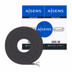 AISENS A135-0674 câble de réseau Noir 305 m Cat6 F/UTP (FTP)
