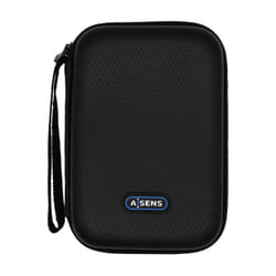 AISENS ASBG-001-BK Housse de disques de stockage Simili-cuir Noir