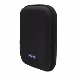 AISENS ASBG-003-BK Housse de disques de stockage Oxford Noir