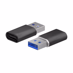 AISENS A108-0678 changeur de genre de câble USB Type-C USB Type-A Noir