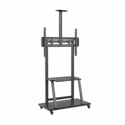 AISENS FT100E-135, 94 cm (37"), 2,54 m (100"), 200 x 200 mm, 800 x 600 mm, Acier, Noir