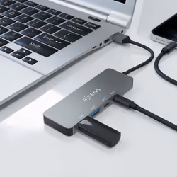 AISENS A106-0696 hub & concentrateur USB 3.2 Gen 2 (3.1 Gen 2) Type-A 10000 Mbit/s Gris - Vue supplémentaire 5
