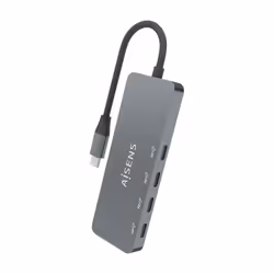 AISENS A109-0695 hub & concentrateur USB 3.2 Gen 2 (3.1 Gen 2) Type-C 10000 Mbit/s Gris