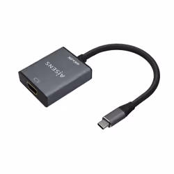 AISENS A109-0685, 0,15 m, USB Type-C, HDMI Type A (Standard), Mâle, Femelle, Droit