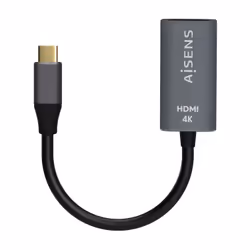 AISENS A109-0683 câble vidéo et adaptateur 0,15 m USB Type-C HDMI Type A (Standard) Gris
