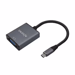 AISENS A109-0691, 0,15 m, USB Type-C, VGA (D-Sub), Mâle, Femelle, Droit