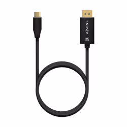 AISENS A109-0687 câble vidéo et adaptateur 1,8 m USB Type-C DisplayPort Noir
