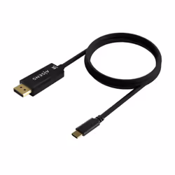 AISENS A109-0688 câble vidéo et adaptateur 0,8 m USB Type-C DisplayPort Noir
