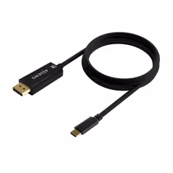 AISENS A109-0689 câble vidéo et adaptateur 1,8 m USB Type-C DisplayPort Noir