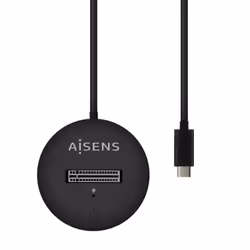 AISENS ASUC-M2D013-BK Boîtier de disques de stockage Enceinte ssd Noir M.2