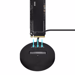AISENS ASUC-M2D013-BK Boîtier de disques de stockage Enceinte ssd Noir M.2