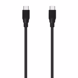 AISENS A107-0703, 1,5 m, USB C, USB C, USB 3.2 Gen 2x2, 20000 Mbit/s, Noir