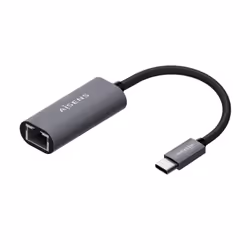 AISENS A109-0709, Avec fil, USB Type-C, Ethernet, 1000 Mbit/s, Gris