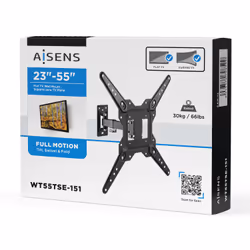 AISENS WT55TSE-151 support pour téléviseur 55" Noir - Vue supplémentaire 4