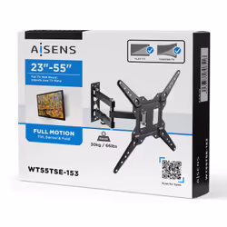 AISENS WT55TSE-153 support pour téléviseur 55" Noir - Vue supplémentaire 5