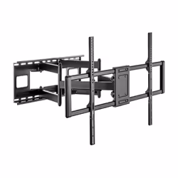 AISENS WT120TSLE-163, 200 x 200 mm, 900 x 600 mm, -15 - 5°, -60 - 60°, Acier, Noir