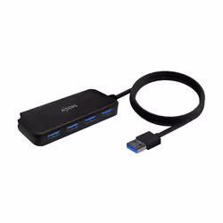 AISENS A106-0714, USB 3.2 Gen 1 (3.1 Gen 1) Type-A, USB 3.2 Gen 1 (3.1 Gen 1) Type-A, 5000 Mbit/s, Noir, 0,6 m, USB