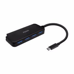 AISENS A109-0715, USB 3.2 Gen 1 (3.1 Gen 1) Type-C, USB 3.2 Gen 1 (3.1 Gen 1) Type-A, 5000 Mbit/s, Noir, 0,15 m, USB