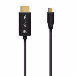 AISENS A109-0711, 1 m, USB Type-C, HDMI Type A (Standard), Mâle, Mâle, Droit