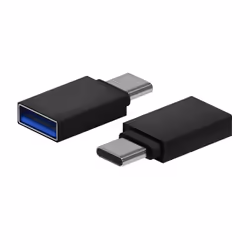 AISENS A108-0717, USB-C, USB-A, Noir