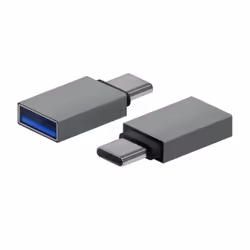AISENS A108-0718, USB-C, USB-A, Gris