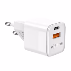 AISENS ASCH-30W2P004-W chargeur d'appareils mobiles Universel Blanc Secteur Charge rapide Intérieure