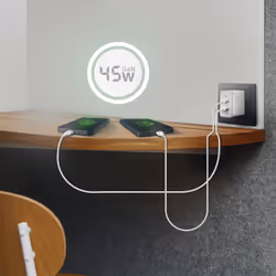 AISENS ASCH-45W2P005-W chargeur d'appareils mobiles Universel Blanc Secteur Charge rapide Intérieure - Vue supplémentaire 5