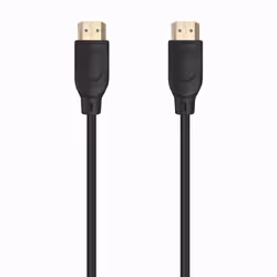 AISENS A120-0721, 0,5 m, HDMI Type A (Standard), HDMI Type A (Standard), Compatibilité 3D, 18 Gbit/s, Noir