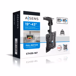 AISENS CT43S-187 support pour téléviseur 43" Noir - Vue supplémentaire 7