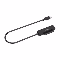 AISENS ASE-25C04B Boîtier de disques de stockage Boîtier HDD Noir 2.5" Alimenté par port USB