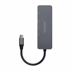 AISENS A109-0744 hub & concentrateur USB 3.2 Gen 1 (3.1 Gen 1) Type-C 5000 Mbit/s Gris