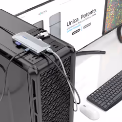 AISENS ASUC-12P005-GR station d'accueil Avec fil USB 3.2 Gen 1 (3.1 Gen 1) Type-C Gris - Vue supplémentaire 5