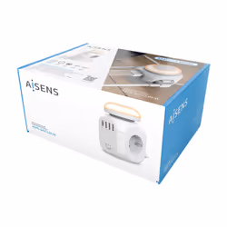 AISENS ASPS-3A1CL01-W multiprise 1,8 m 4 sortie(s) CA Intérieure Blanc - Vue supplémentaire 6