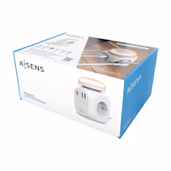 AISENS ASPS-2A1CLPQ02-W multiprise 1,8 m 4 sortie(s) CA Intérieure Blanc - Vue supplémentaire 6