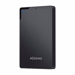 AISENS ASE-2520B, Boîtier HDD, 2.5", SATA, Série ATA II, Série ATA III, 5 Gbit/s, Connectivité USB, Noir