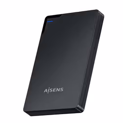 AISENS ASE-2520B Boîtier de disques de stockage Boîtier HDD Noir 2.5" Alimenté par port USB