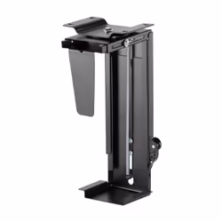 AISENS MPC03-201, Support de CPU sous le bureau, Universel, 10 kg, Noir, Acier, Vis