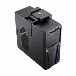 AISENS MPC03-201 support pour unité centrale Support de CPU sous le bureau Noir