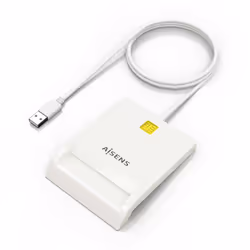 AISENS ASCR-SN07-W lecteur de cartes à puce Intérieure USB USB 2.0 Blanc